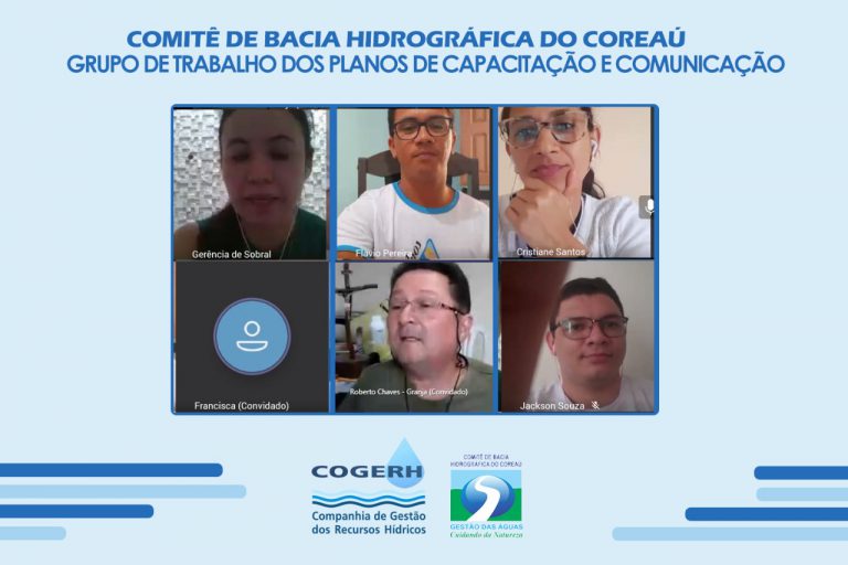 Grupo de trabalho reúne-se para análise e construção do plano de capacitação do CBH – Coreaú