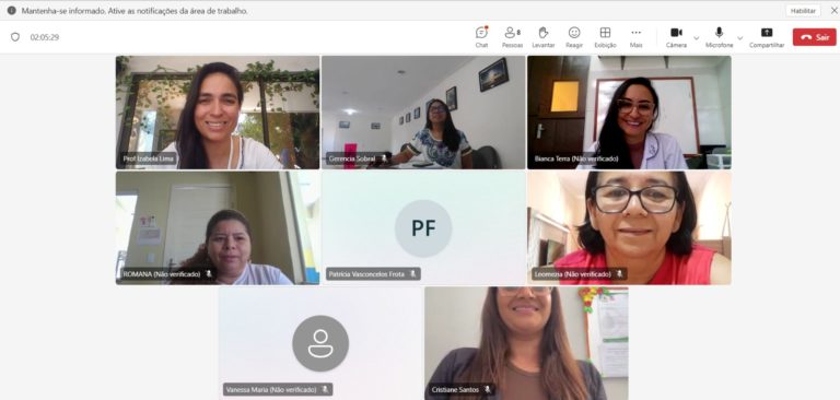 Mulheres do Comitê do Coreaú se reúnem virtualmente para encontro do Grupo de Mulheres